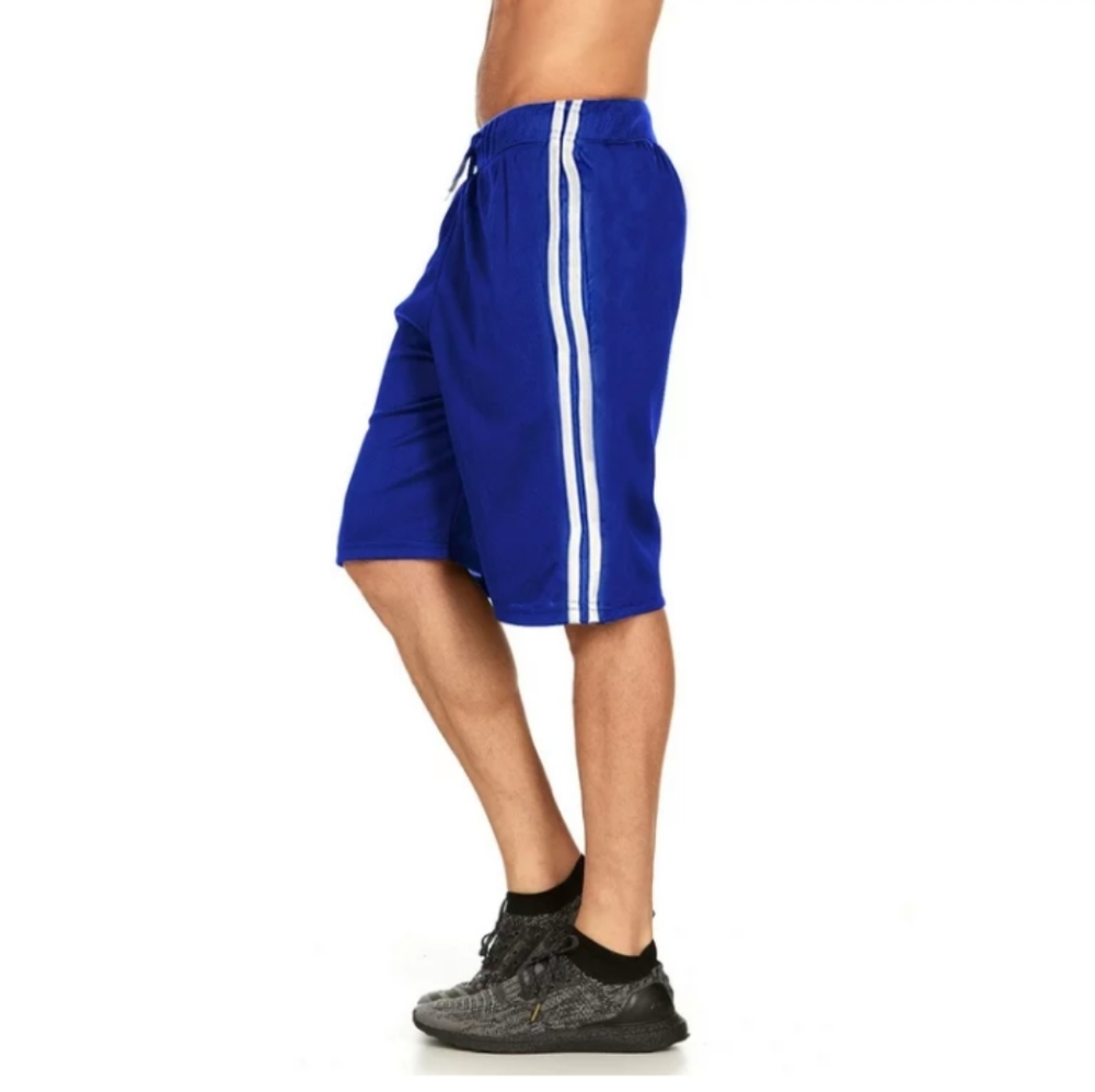 Athletic works Out shorts 2pairs large 12/14 burgundy and blue
